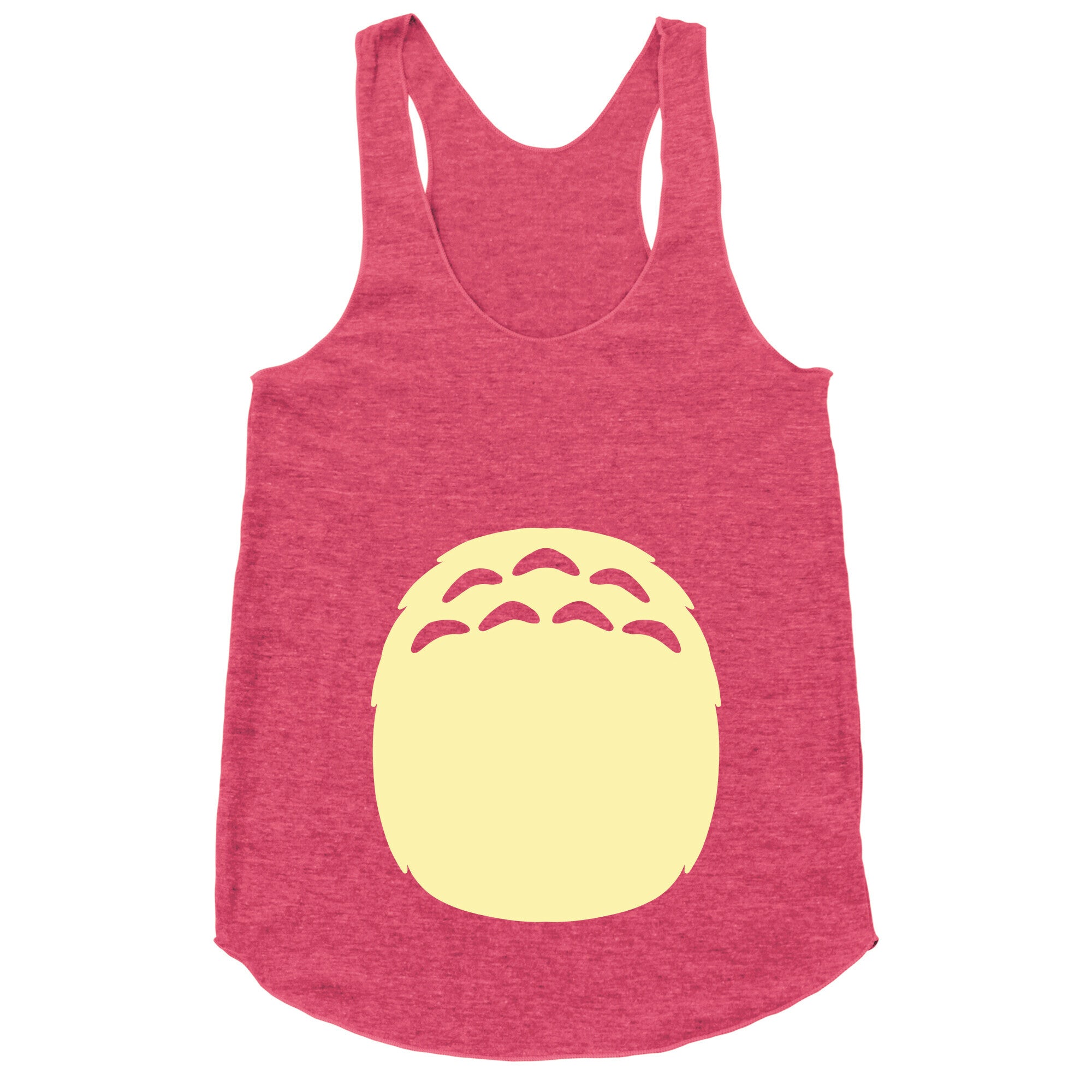 Totoro Tummy Racerback Tank